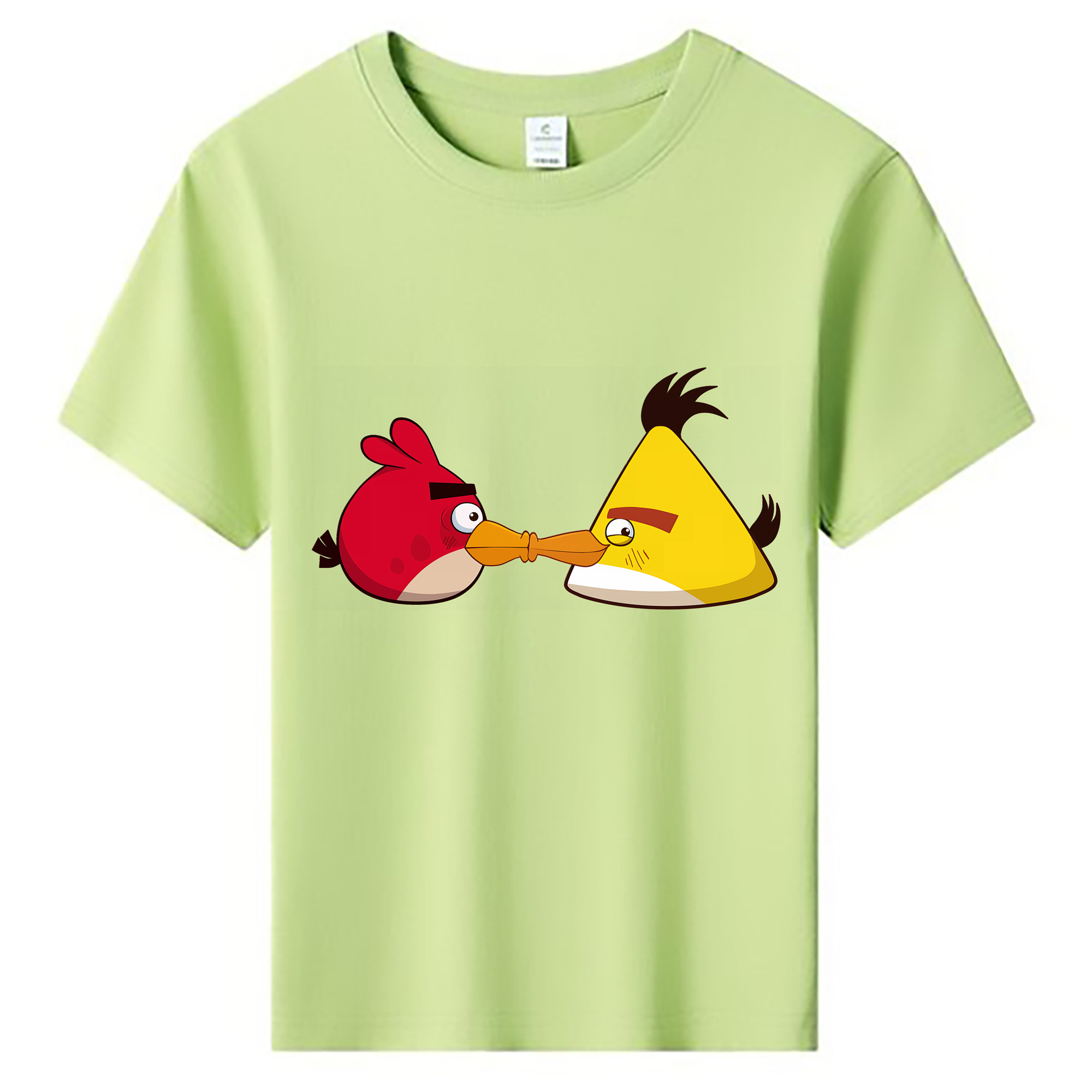 （画像用） Angry Birds アングリーバード 綿100％キッズTシャツ（フロントプリント）